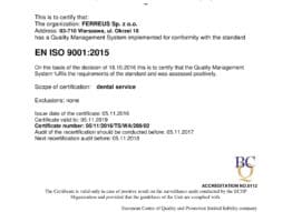 FERREUS ISO9001 2015-2017 en